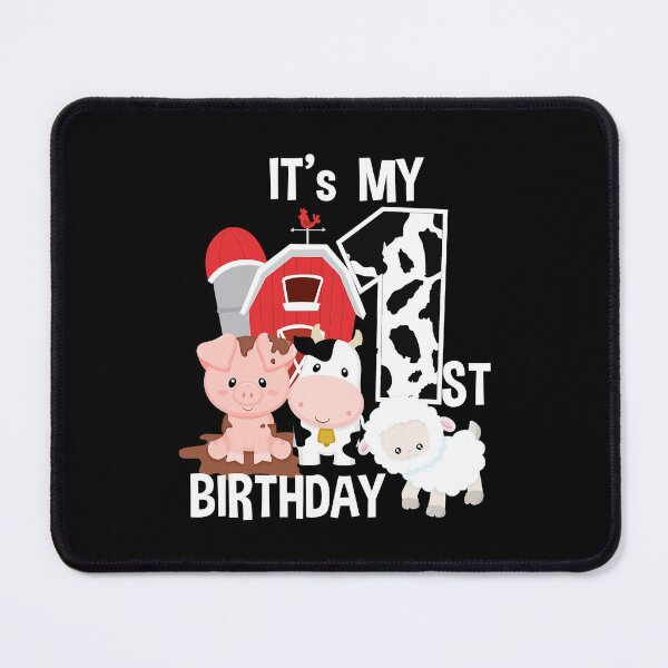 Item preview, Farm Animals 1 Year Old Its My 1st Birthday Party designed and sold by PameGraha.