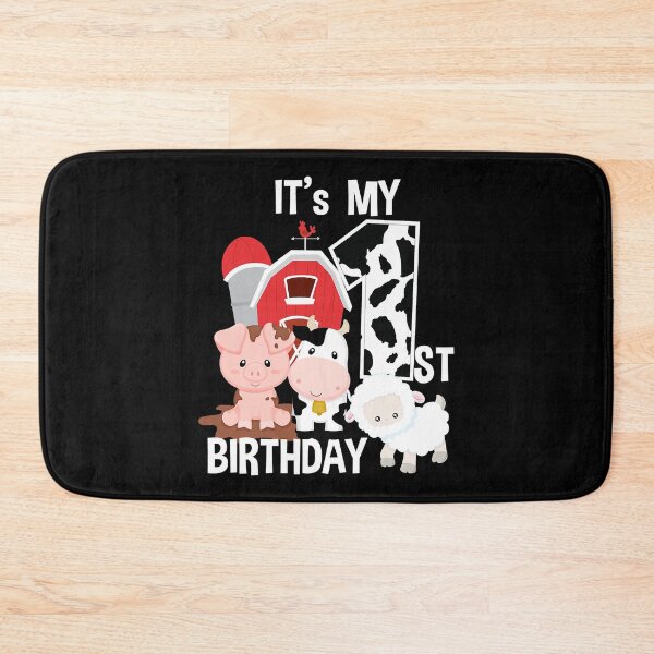 Item preview, Farm Animals 1 Year Old Its My 1st Birthday Party designed and sold by PameGraha.