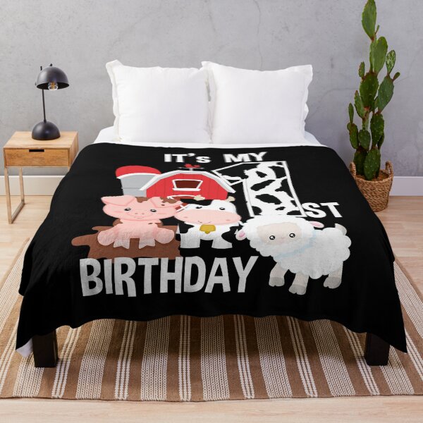 Item preview, Farm Animals 1 Year Old Its My 1st Birthday Party designed and sold by PameGraha.