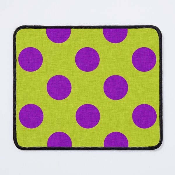 Item preview, Purple on Peridot Big Dots | Cherie's Art designed and sold by CheriesArt.