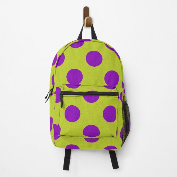 Item preview, Purple on Peridot Big Dots | Cherie's Art designed and sold by CheriesArt.