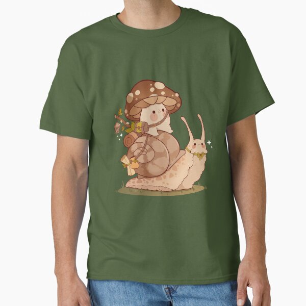 Item preview, Cute mushroom and snail friend  designed and sold by Rihnlin.