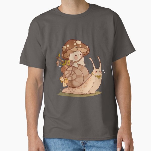Item preview, Cute mushroom and snail friend  designed and sold by Rihnlin.