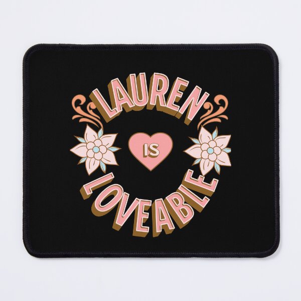 Item preview, Lauren is Loveable - First Names - Birthday Gifts - Alliteration Fans designed and sold by epicthoughts.
