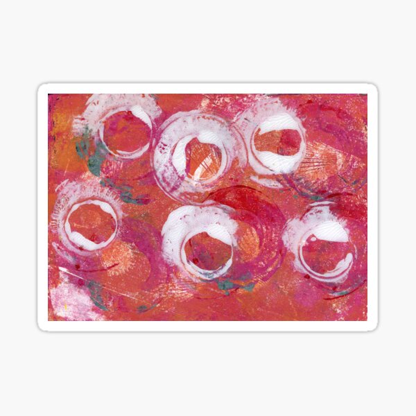 Round and Round Sticker