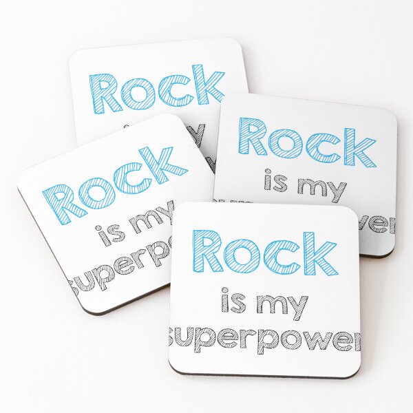 Item preview, El rock es mi superpoder designed and sold by Alltooclose.