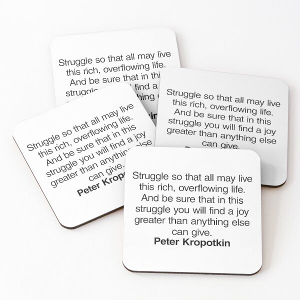 Item preview, Peter Kropotkin Communist Quote. Best Gift for a Peter Kropotkin's Socialist Fan (Communism quotes). designed and sold by margaretgiles.
