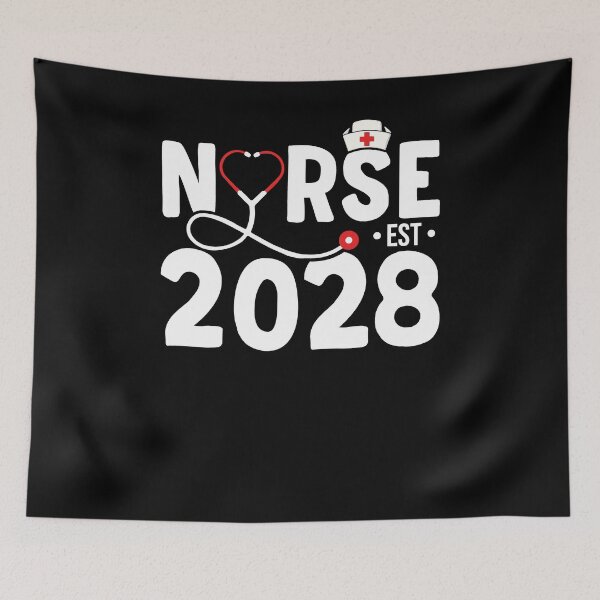 Item preview, Nurse Est 2028 Shirt, Registered Nurse Shirt, Future Nurse Shirt, Nursing School Shirt, Nurse Week, Nurse Life Shirt, Nursing Graduation Shirt designed and sold by aymob.