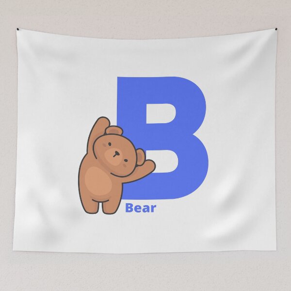 Item preview, B for Bear - Alphabet and Animals designed and sold by CherieTree.