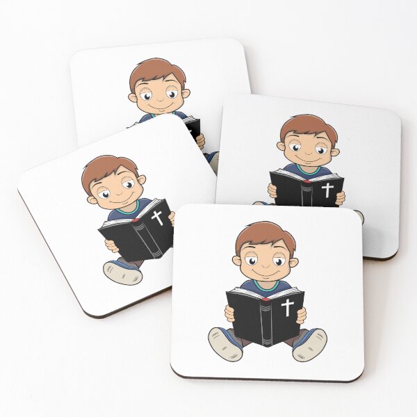 Item preview, Boy reading Bible designed and sold by GraphicDream.