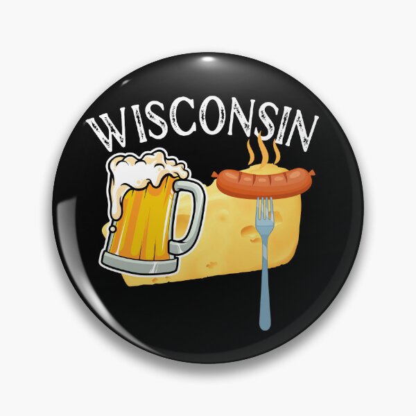 Item preview, Wisconsin State Cheese Beer Brats designed and sold by ZiesMerch.