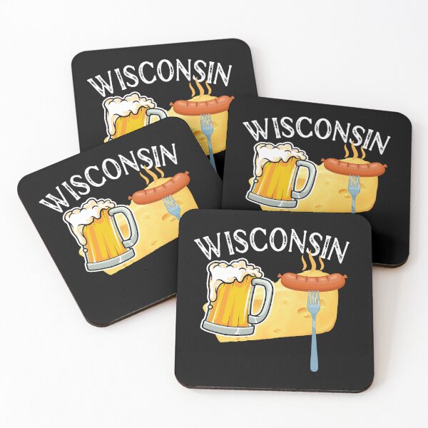 Artikelvorschau, Wisconsin State Cheese Beer Brats entworfen und verkauft von ZiesMerch.