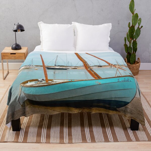Item preview, Little Blue Sailboat designed and sold by ScenicViewPics.