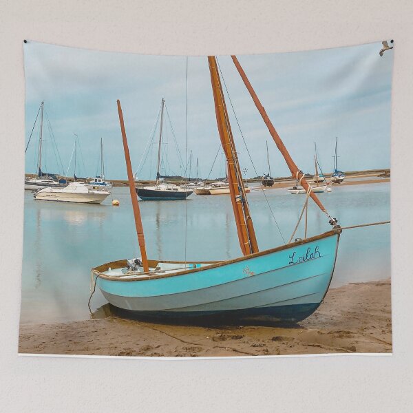 Item preview, Little Blue Sailboat  designed and sold by ScenicViewPics.