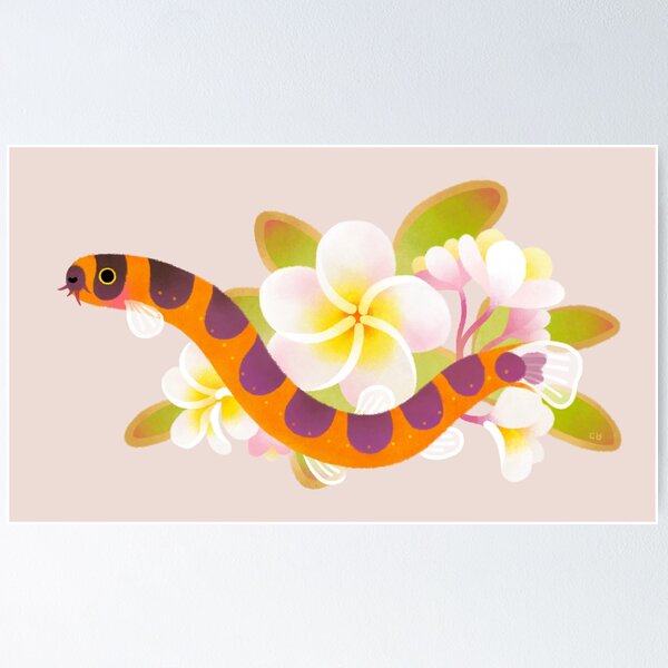 Item preview, Kuhli loach and plumeria designed and sold by pikaole.