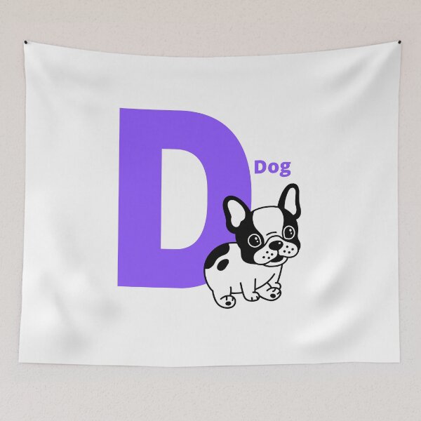 Item preview, D for Dog - Alphabet and Animals designed and sold by CherieTree.