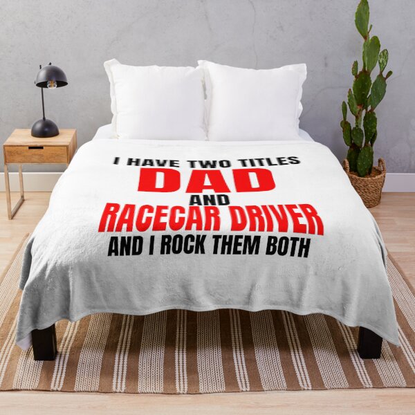 Item preview, I Have Two Titles Dad and Racecar Driver and I Rock Them Both Daddy Race Car Father Racer Motorsports Nascar Racetrack Drag Racing Grudge Racing Car Racer Fathers Day designed and sold by CarantinedChaos.