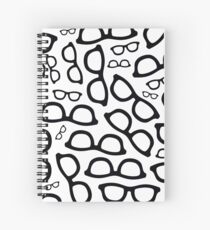 Smart Glasses Pattern Spiral Notebook