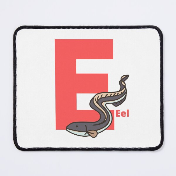 Item preview, E for Eel - Alphabet and Animals designed and sold by CherieTree.