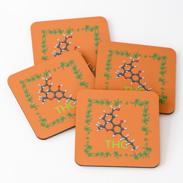 Item preview, THC Molecule 3D, cannabis weed 420. designed and sold by BestDesignbySof.