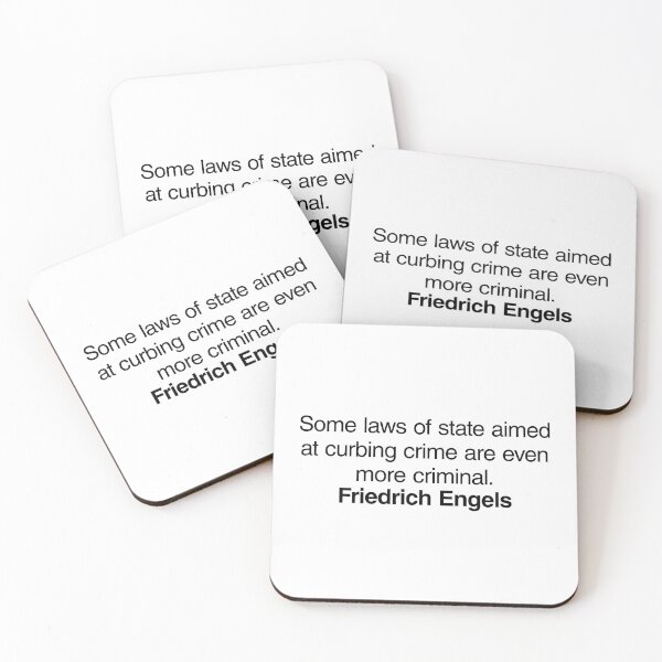 Item preview, Friedrich Engels Communist Quote. Best Gift for a Friedrich Engels's Socialist Fan (Communism quotes). designed and sold by margaretgiles.