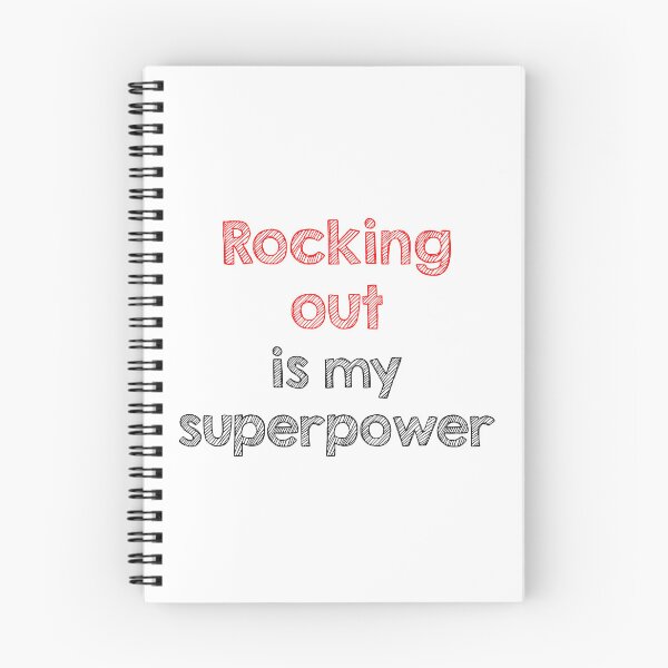 Item preview, Rocking out is my superpower designed and sold by Alltooclose.