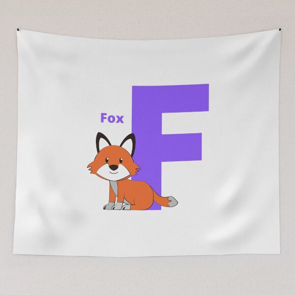 Item preview, F for Fox - Alphabet and Animals designed and sold by CherieTree.
