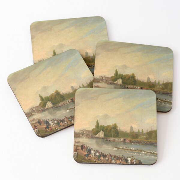 Item preview, A Boat Race on the River Isis by John Whessell (1822) designed and sold by allhistory.