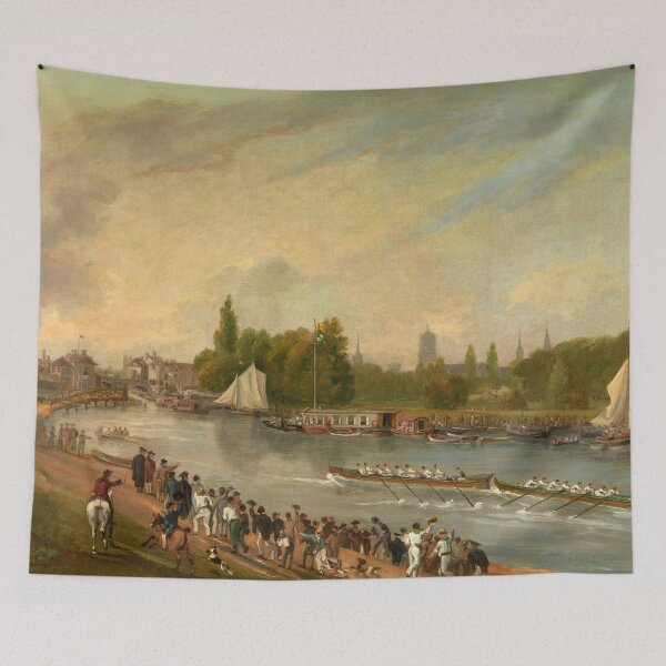 Item preview, A Boat Race on the River Isis by John Whessell (1822) designed and sold by allhistory.