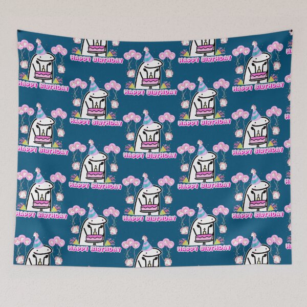 Item preview, flork girls happy birthday   designed and sold by KrisLouDesign.