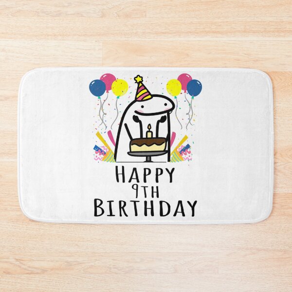 Item preview, flork happy   9 th  birthday    designed and sold by KrisLouDesign.