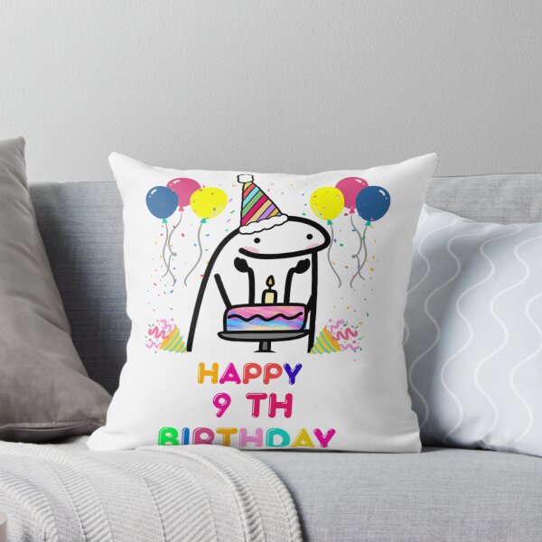 Item preview, flork happy   9 th  birthday   designed and sold by KrisLouDesign.