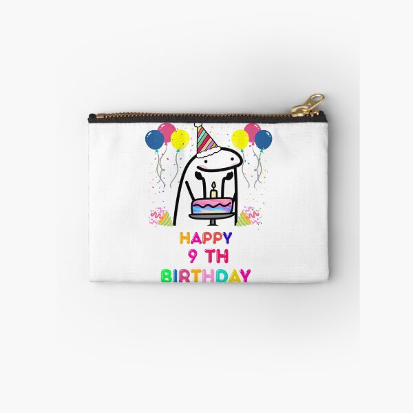 Item preview, flork happy   9 th  birthday   designed and sold by KrisLouDesign.