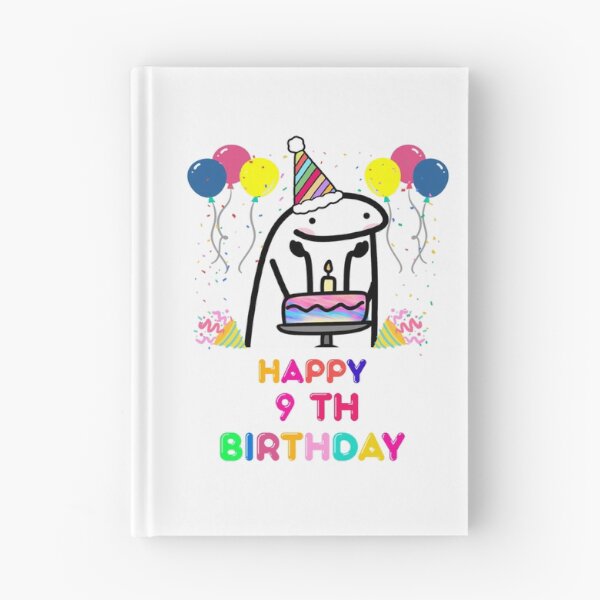 Item preview, flork happy   9 th  birthday   designed and sold by KrisLouDesign.