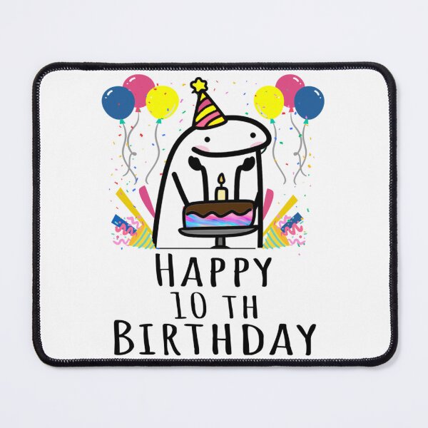 Item preview, flork happy   10 th  birthday Active  designed and sold by KrisLouDesign.