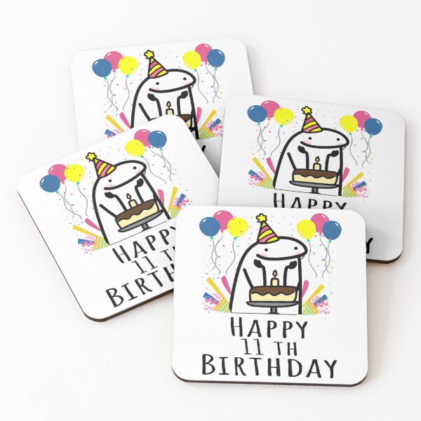Item preview, flork happy   11 th  birthday    designed and sold by KrisLouDesign.