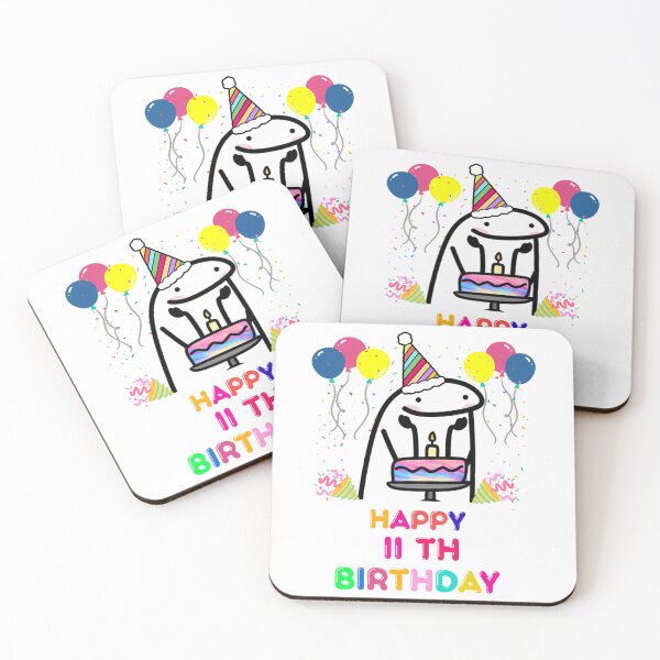 Item preview, flork happy   11 th  birthday   designed and sold by KrisLouDesign.