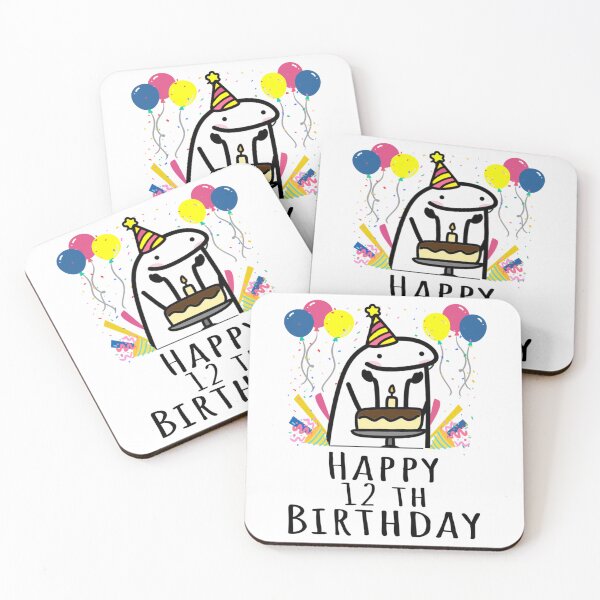 Item preview, flork happy   12 th  birthday    designed and sold by KrisLouDesign.