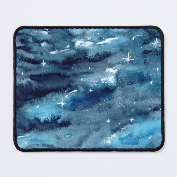 Item preview, Galaxy starry sky blue designed and sold by Sandra Steinke.