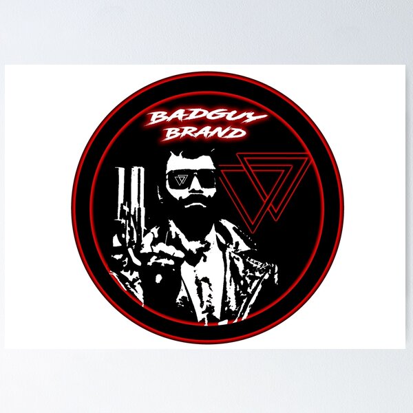 Item preview, Badguy Brand Logo white designed and sold by BadguyBrand.