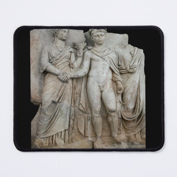 Item preview, Klaudios and Agrippina Sebastion Relief Classical Art Cut Out designed and sold by taiche.