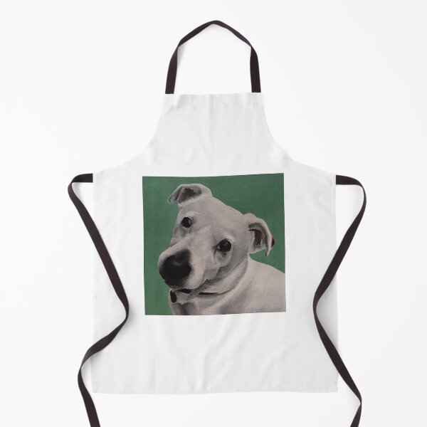 Item preview, White Jack Russell hand painted portrait designed and sold by ArtAFT.