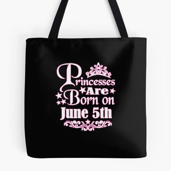 Item preview, A Princess Is Born On June 5th Funny Birthday designed and sold by Tee Kaboom!.