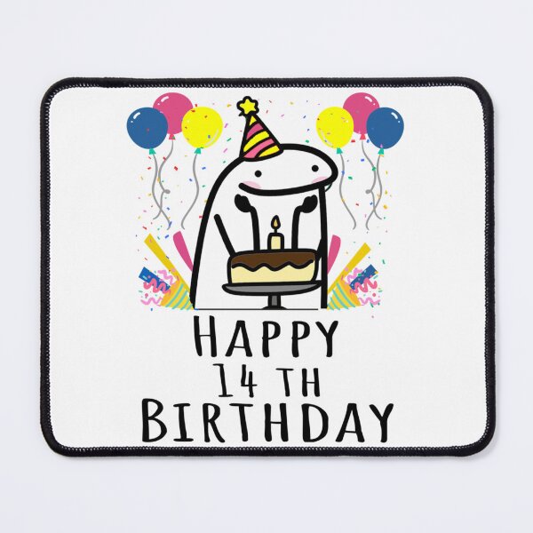 Item preview, flork happy   14 th  birthday   designed and sold by KrisLouDesign.