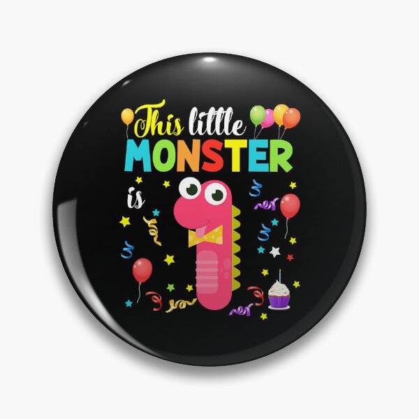 Item preview, Funny Little Monster 1st Birthday For 1 Year Old Gifts designed and sold by PameGraha.
