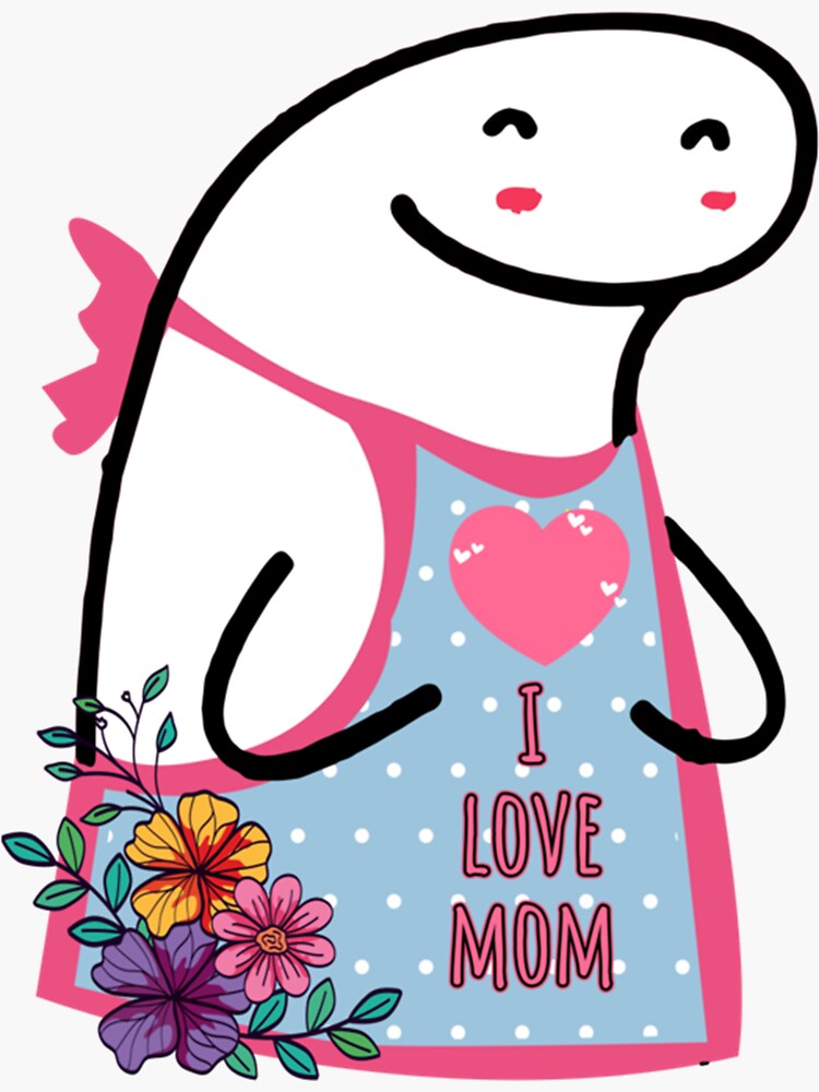 Flork Mom Sticker For Sale By Krisloudesign Redbubble 