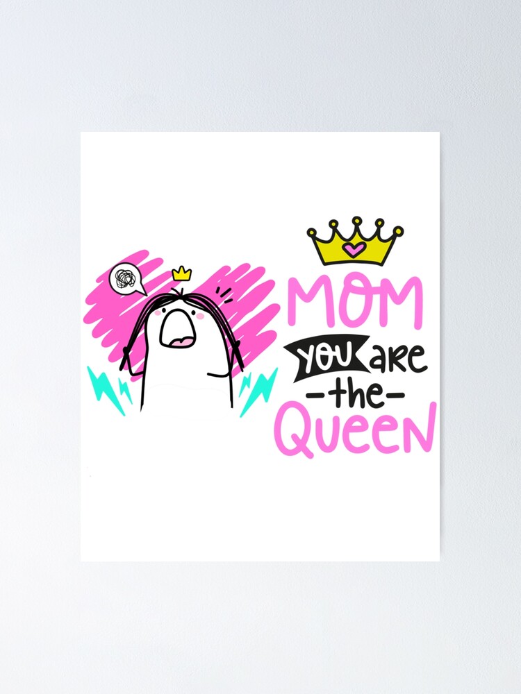 Flork Mom Poster For Sale By Krisloudesign Redbubble 