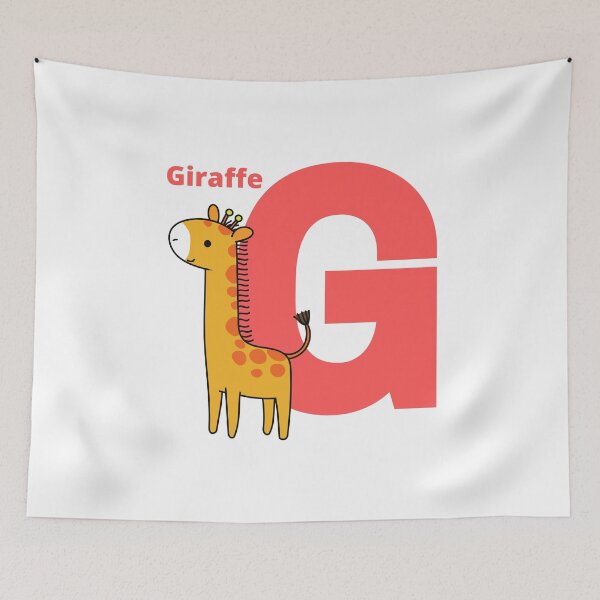 Item preview, G for Giraffe - Alphabet and Animals designed and sold by CherieTree.