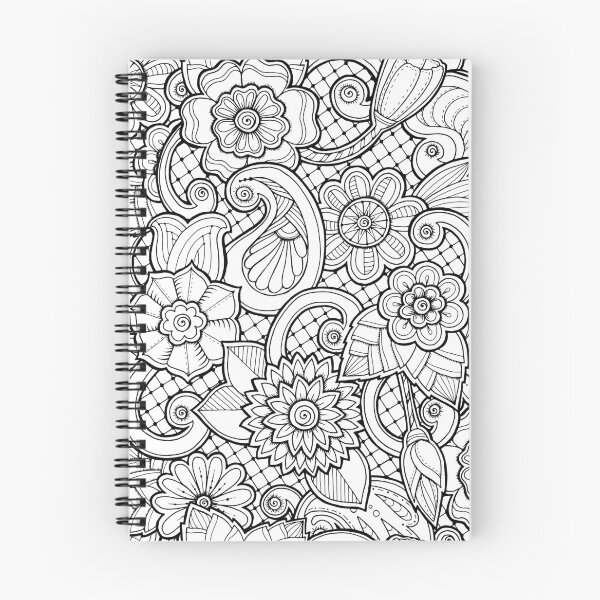 Item preview, Black And White Flowers On Lace designed and sold by Muge Basak.