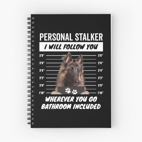 Item preview, Personal Stalker Dog – Belgian Tervuren designed and sold by More Cute Dogs.